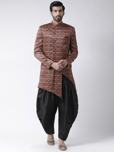 Hangup Men's Ethnic Partywear Sherwani Set