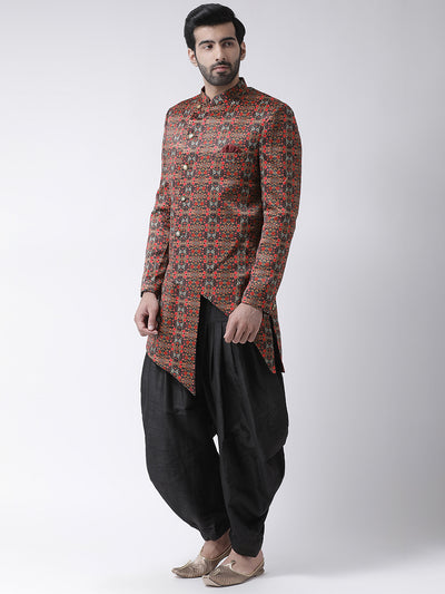 Hangup Men's Ethnic Partywear Sherwani Set