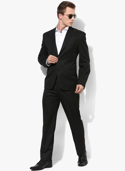 Hangup Men Formal Solid Suits