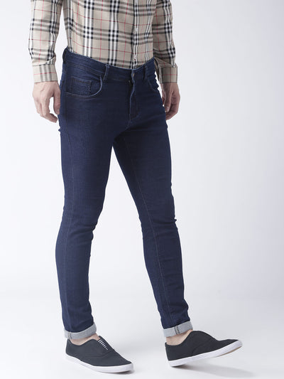 Hangup Men's Solid Denim Casual Jeans