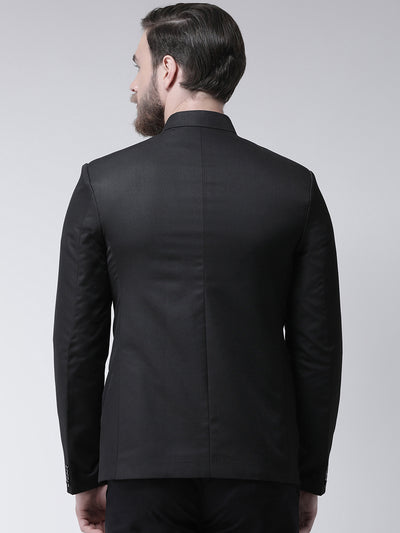 Hangup Men Partywear Black Blazer