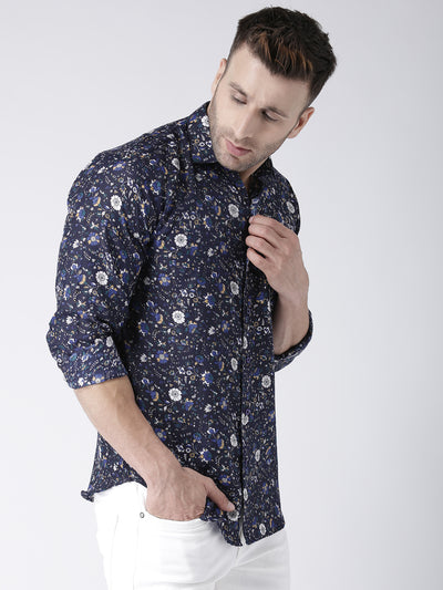 Hangup Men's Casual Printed Shirt