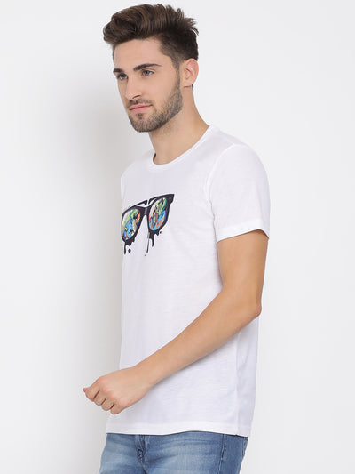 Hangup Men Printed Cotton Casual T shirt