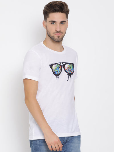 Hangup Men Printed Cotton Casual T shirt