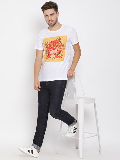 Hangup Men Printed Cotton Casual T shirt