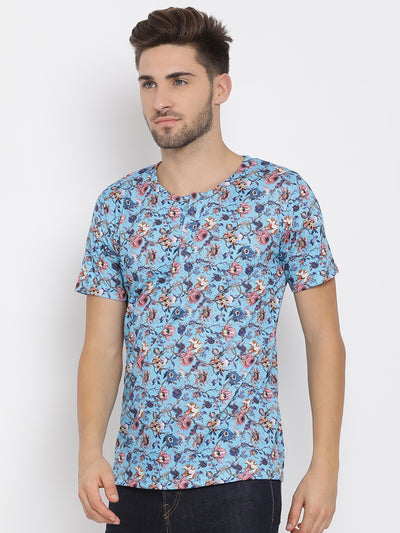 Hangup Men Printed Cotton Casual T shirt