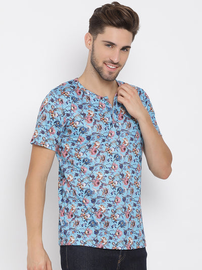 Hangup Men Printed Cotton Casual T shirt