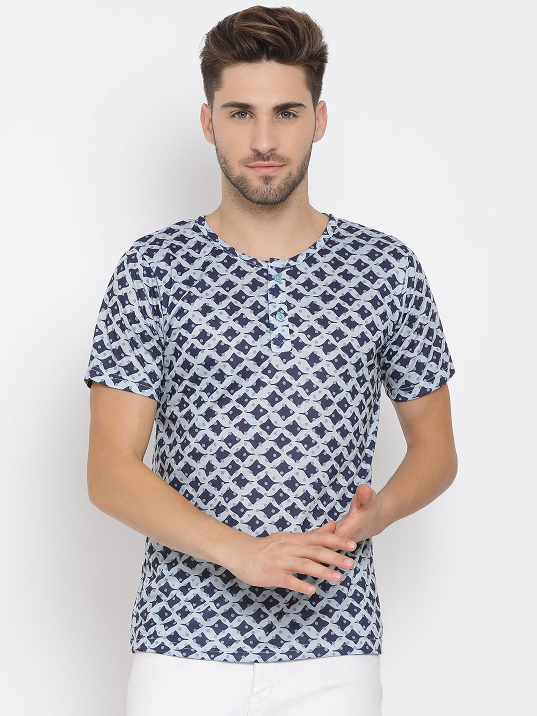 Hangup Men Printed Cotton Casual T shirt