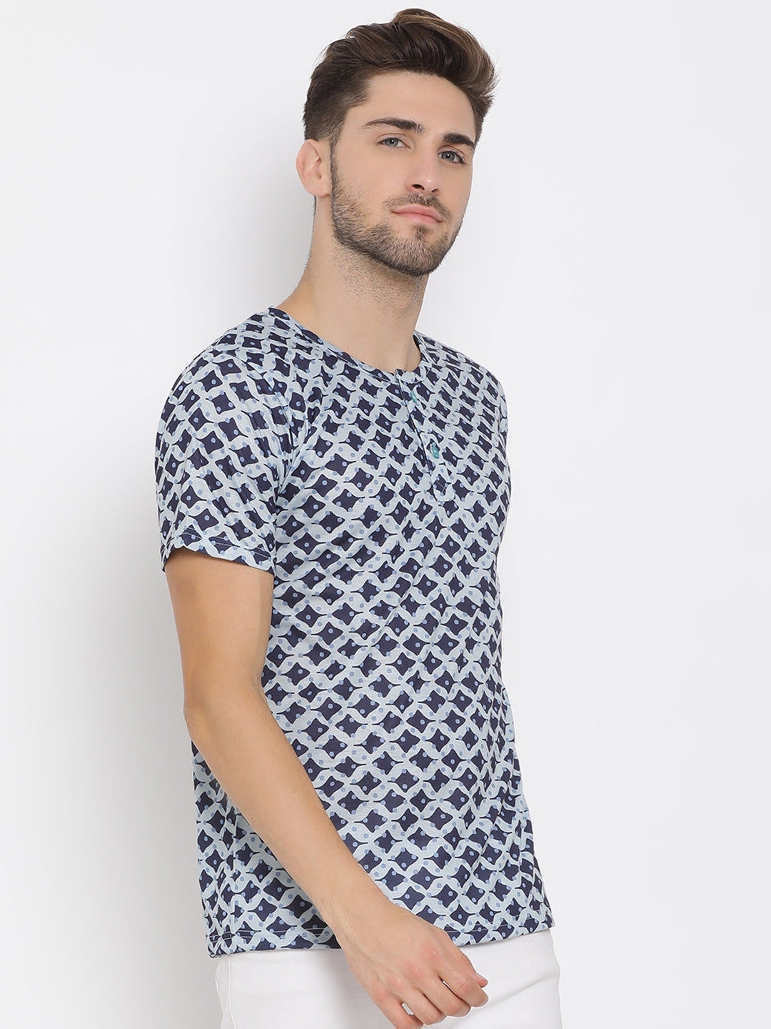 Hangup Men Printed Cotton Casual T shirt