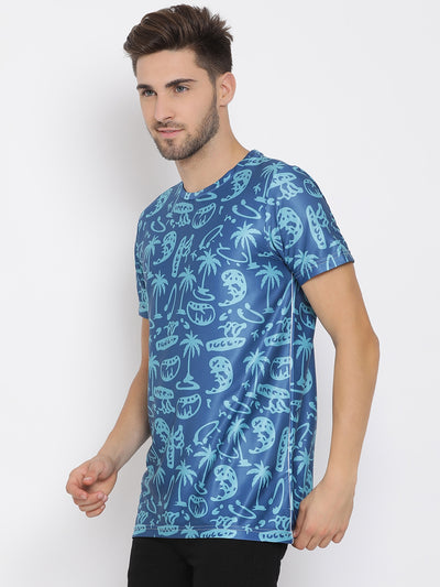 Hangup Men Printed Cotton Casual T shirt