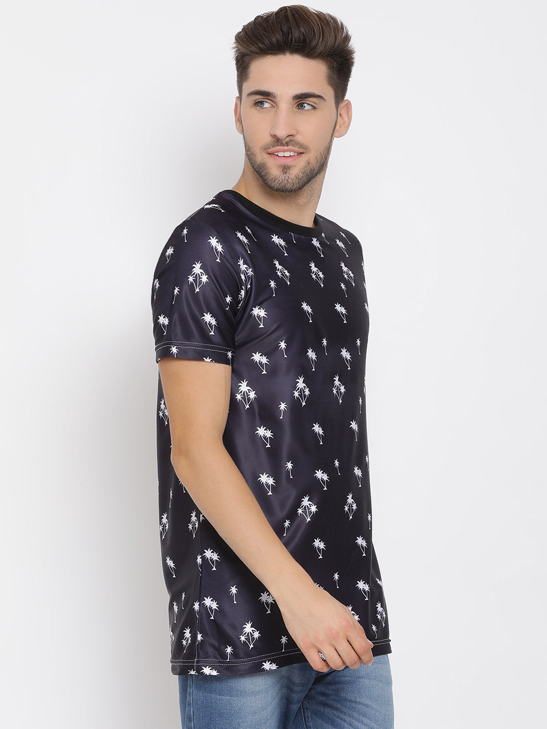 Hangup Men Printed Cotton Casual T shirt