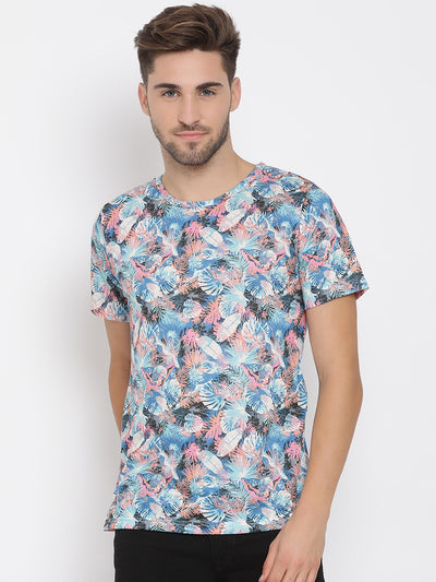 Hangup Men Printed Cotton Casual T shirt