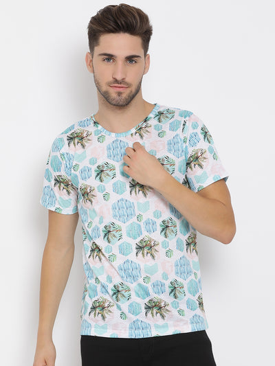 Hangup Men Printed Cotton Casual T shirt