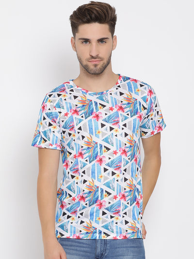 Hangup Men Printed Cotton Casual T shirt