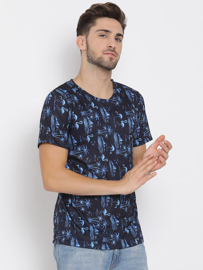 Hangup Men Printed Cotton Casual T shirt