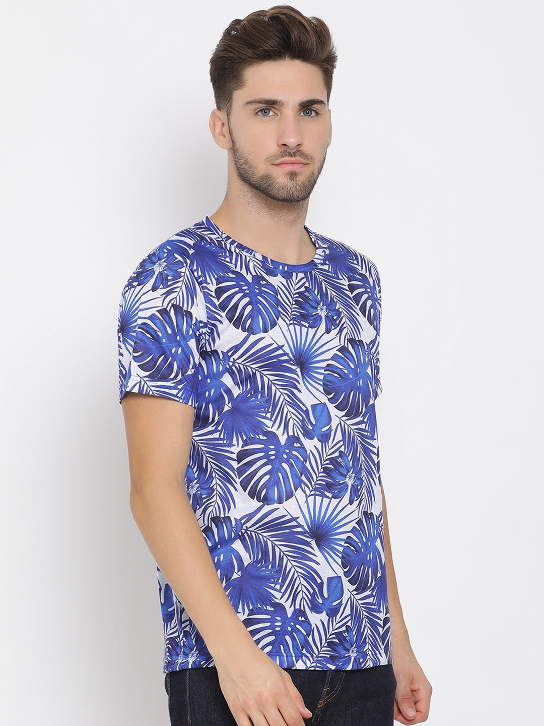 Hangup Men Printed Cotton Casual T shirt