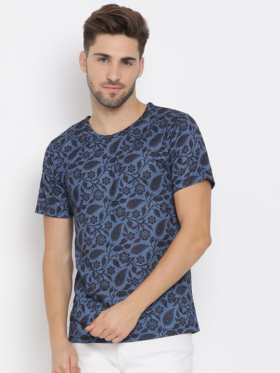 Hangup Men Printed Cotton Casual T shirt