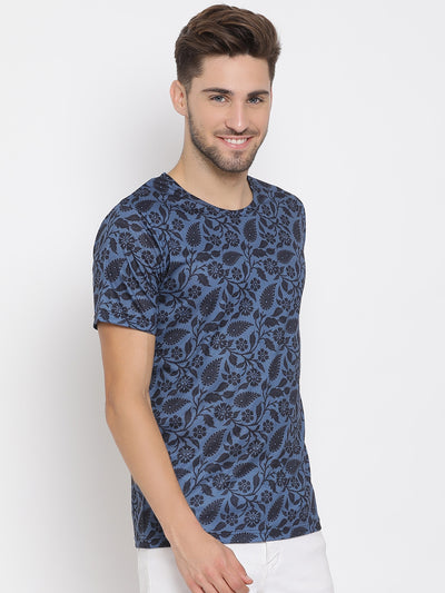 Hangup Men Printed Cotton Casual T shirt