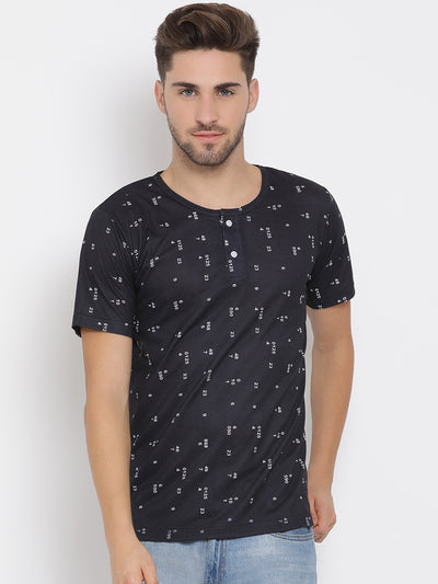 Hangup Men Printed Cotton Casual T shirt