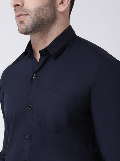 Hangup Men's Casual Solid Shirt