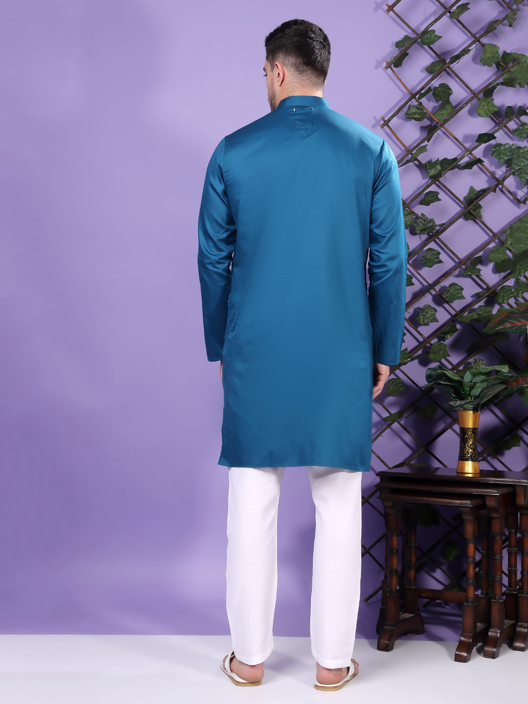 Hangup Men's  Cotton Kurta Only