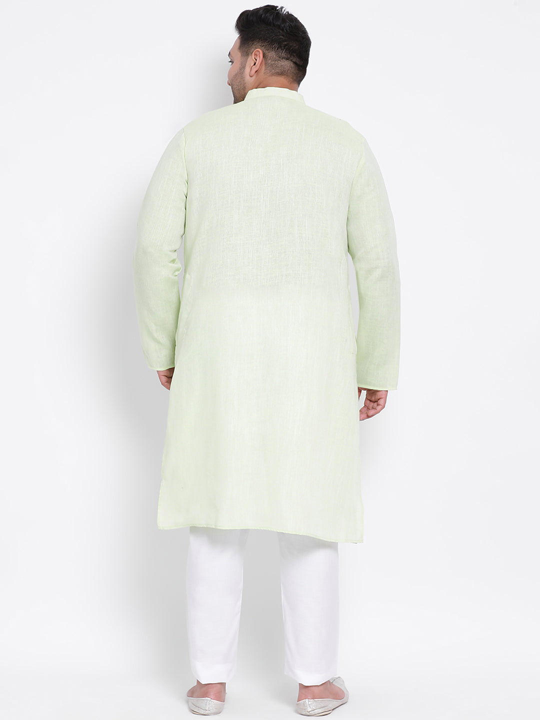 Hangup Men Partywear Green Only Kurta