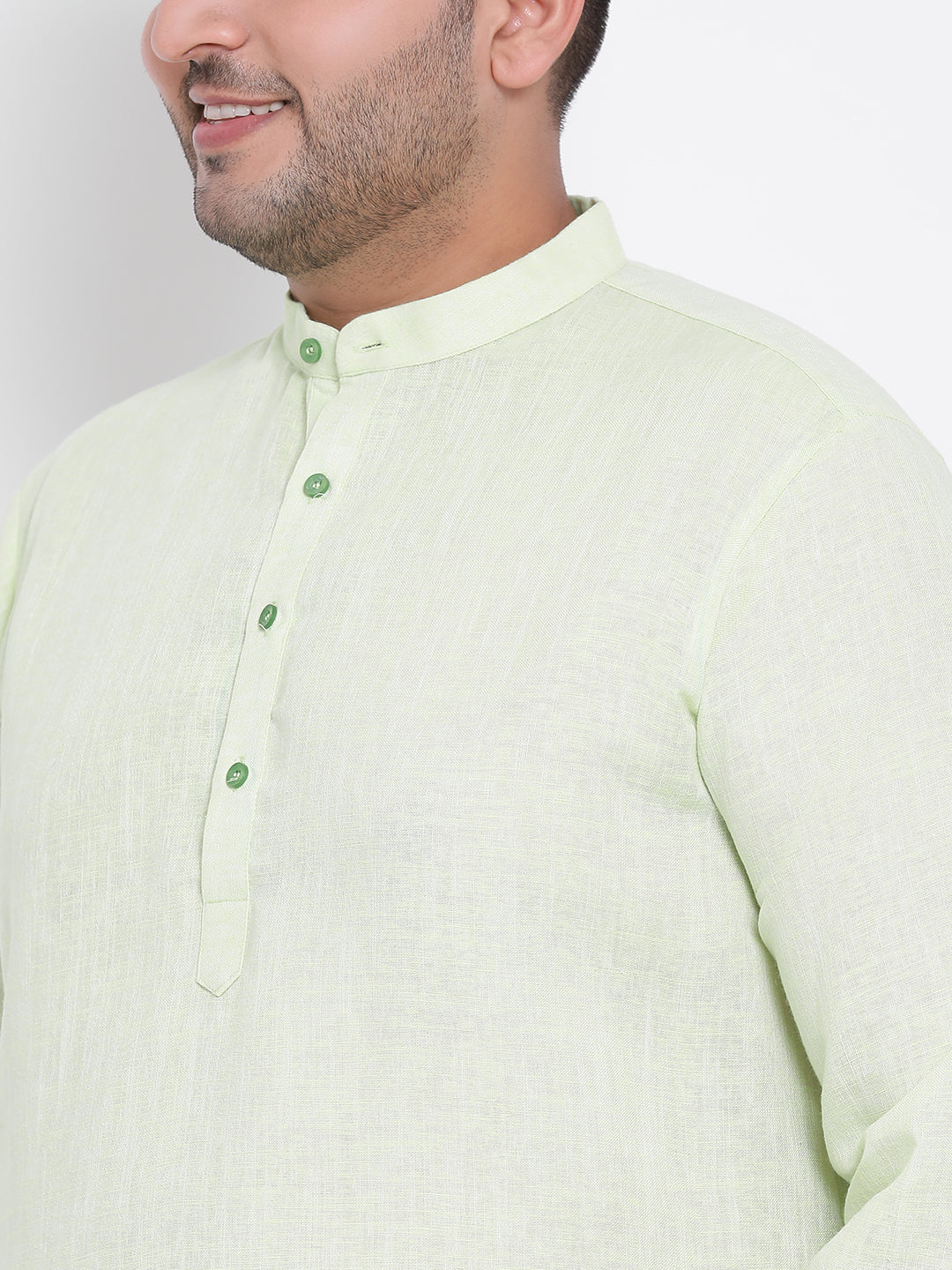 Hangup Men Partywear Green Only Kurta