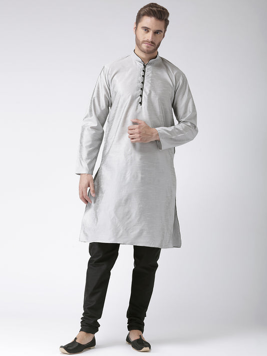 Hangup Men's Regular Solid Blend Kurta Pajama