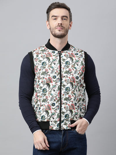 Hangup Men Casual Printed Jacket