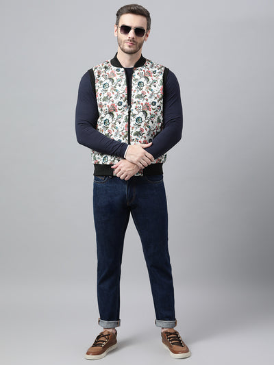 Hangup Men Casual Printed Jacket