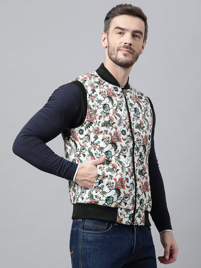 Hangup Men Casual Printed Jacket