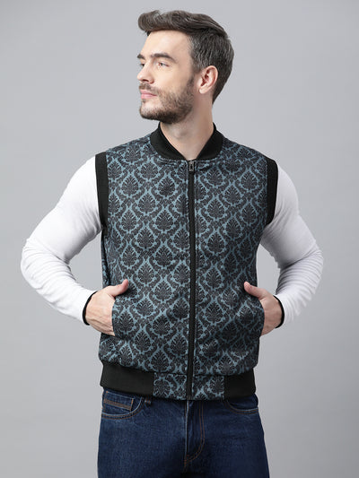 Hangup Men Casual Printed Jacket