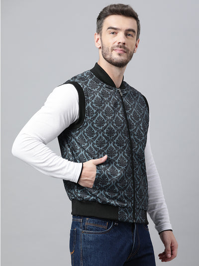 Hangup Men Casual Printed Jacket