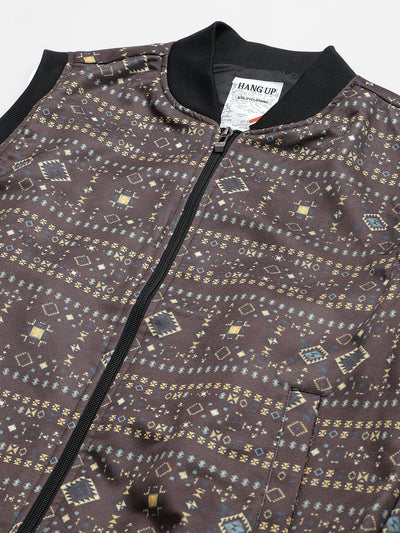 Hangup Men Casual Printed Jacket