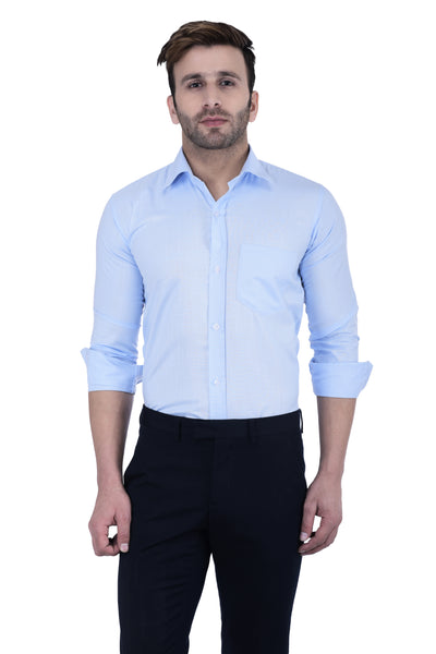 Hangup Men's Formal Solid Shirt