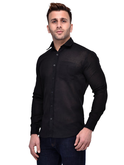 Hangup Men's Casual Solid Shirt