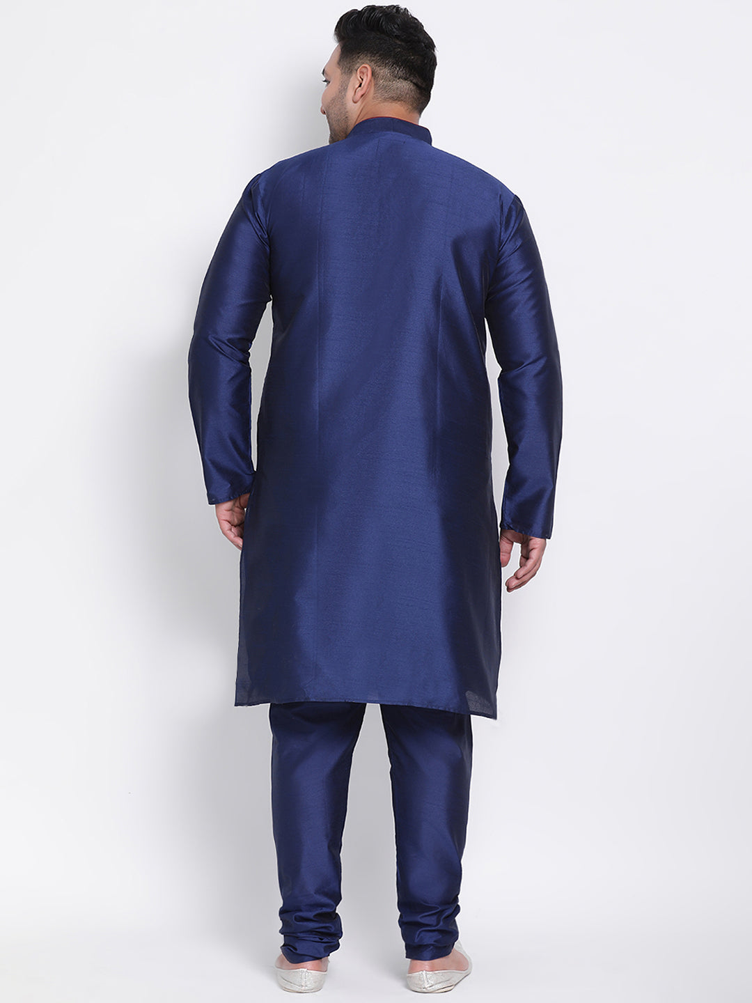 HANGUP Men Regular Fit Solid Silk Kurta Pyjama