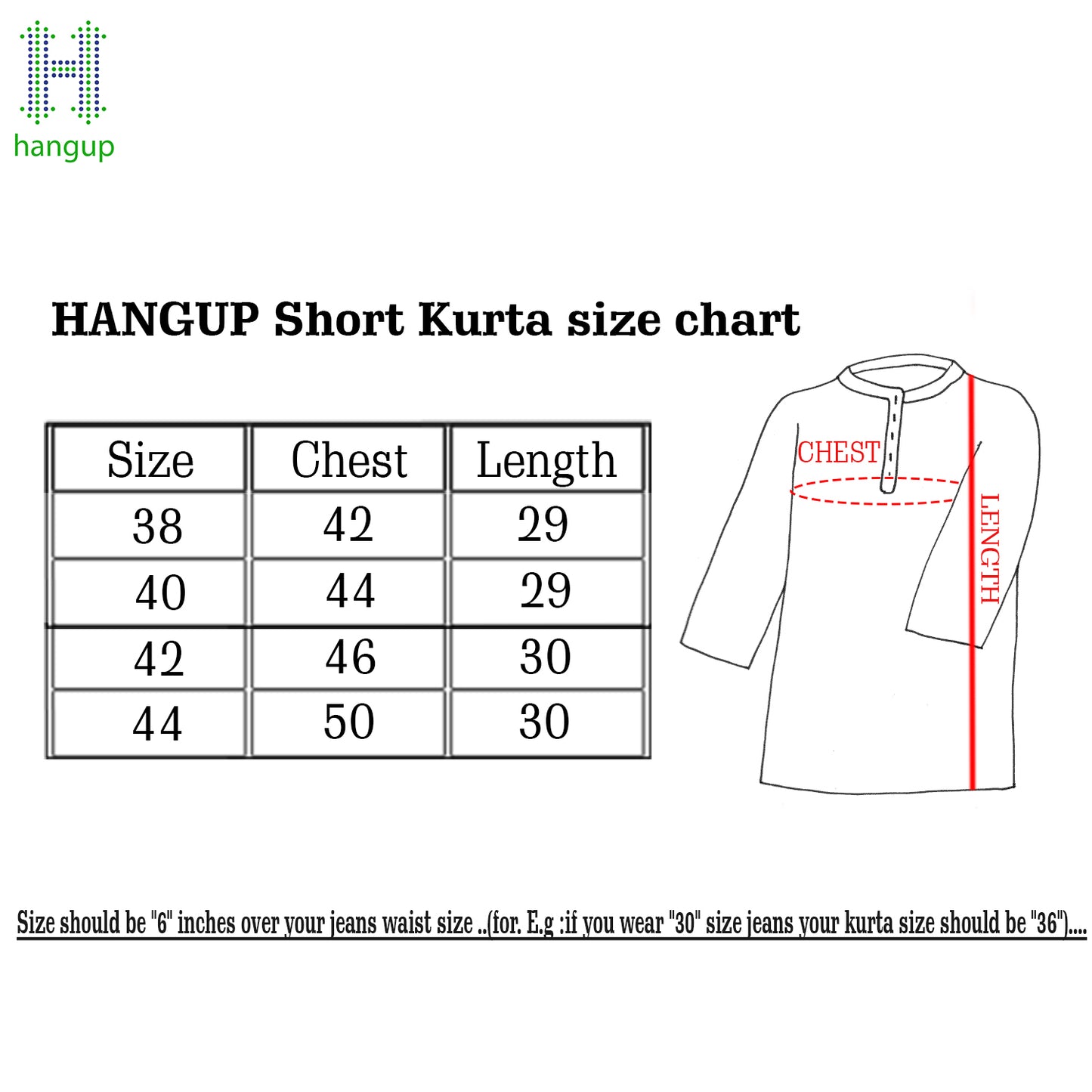 Hangup Men Casual Solid Kurta