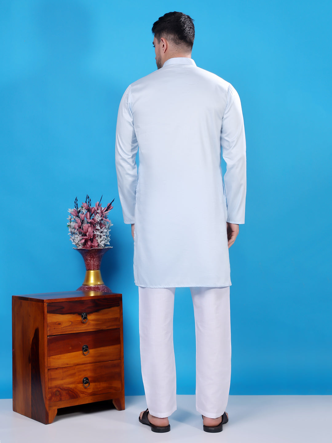 Hangup Men's  Cotton Kurta Only