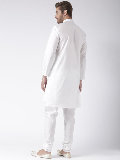 Hangup Men's Regular Solid Blend Kurta Pajama