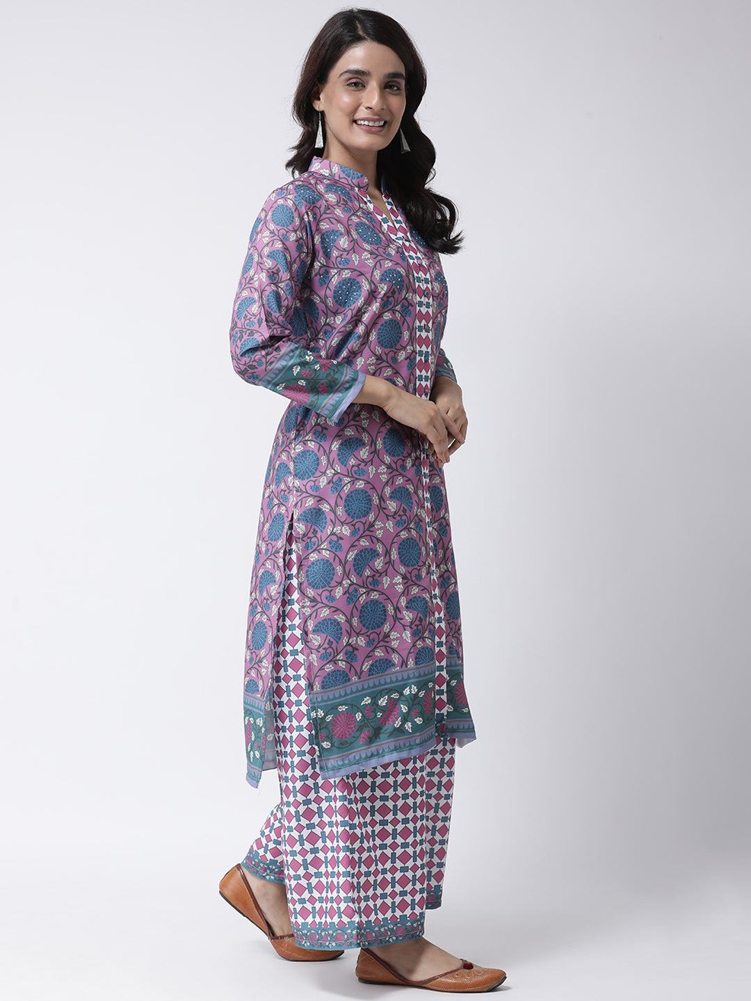 Hangup Women's Printed Rayon Ethnic Wear Women KurtaSet