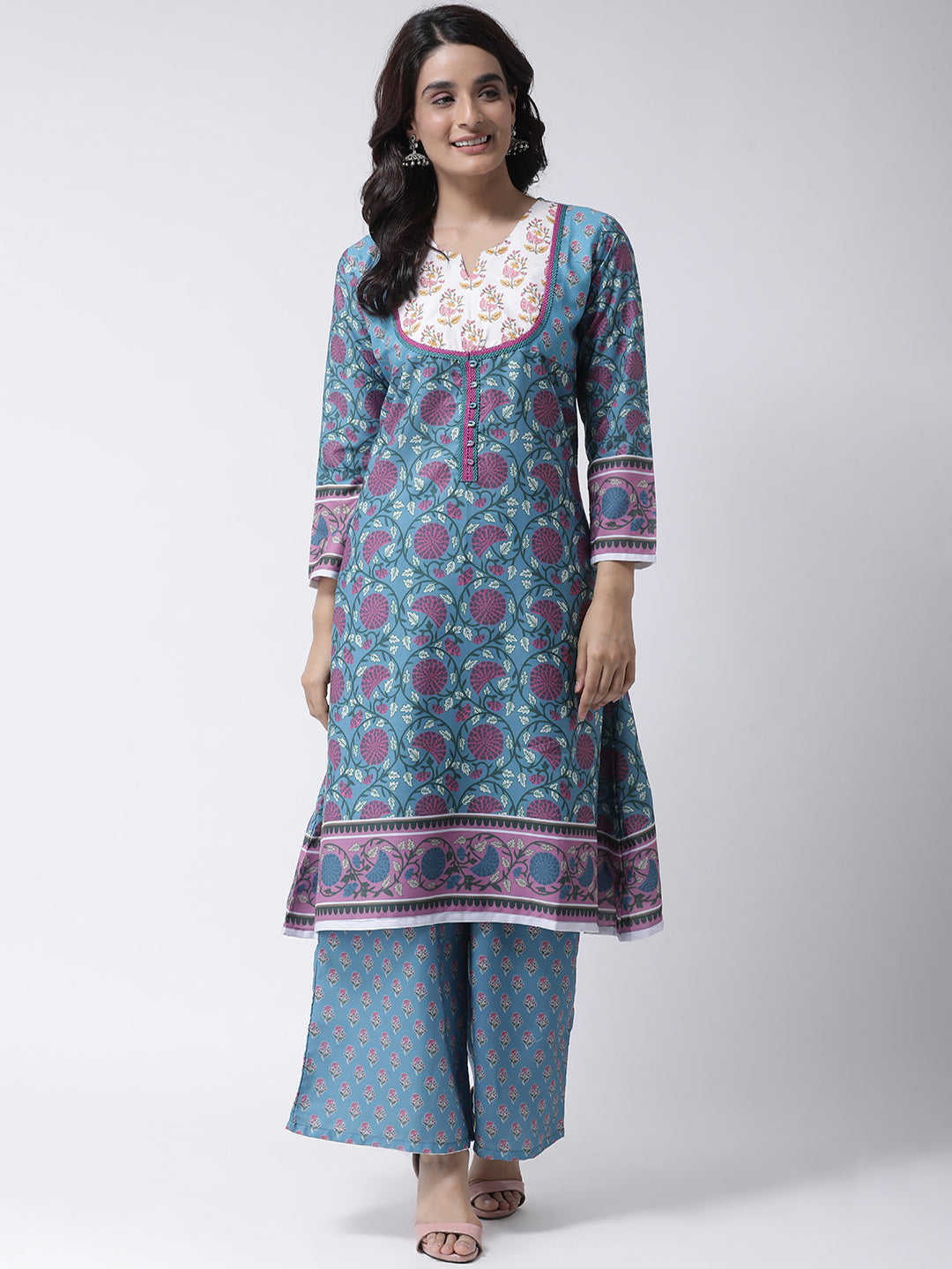 Hangup Women's Printed Rayon Ethnic Wear Women KurtaSet