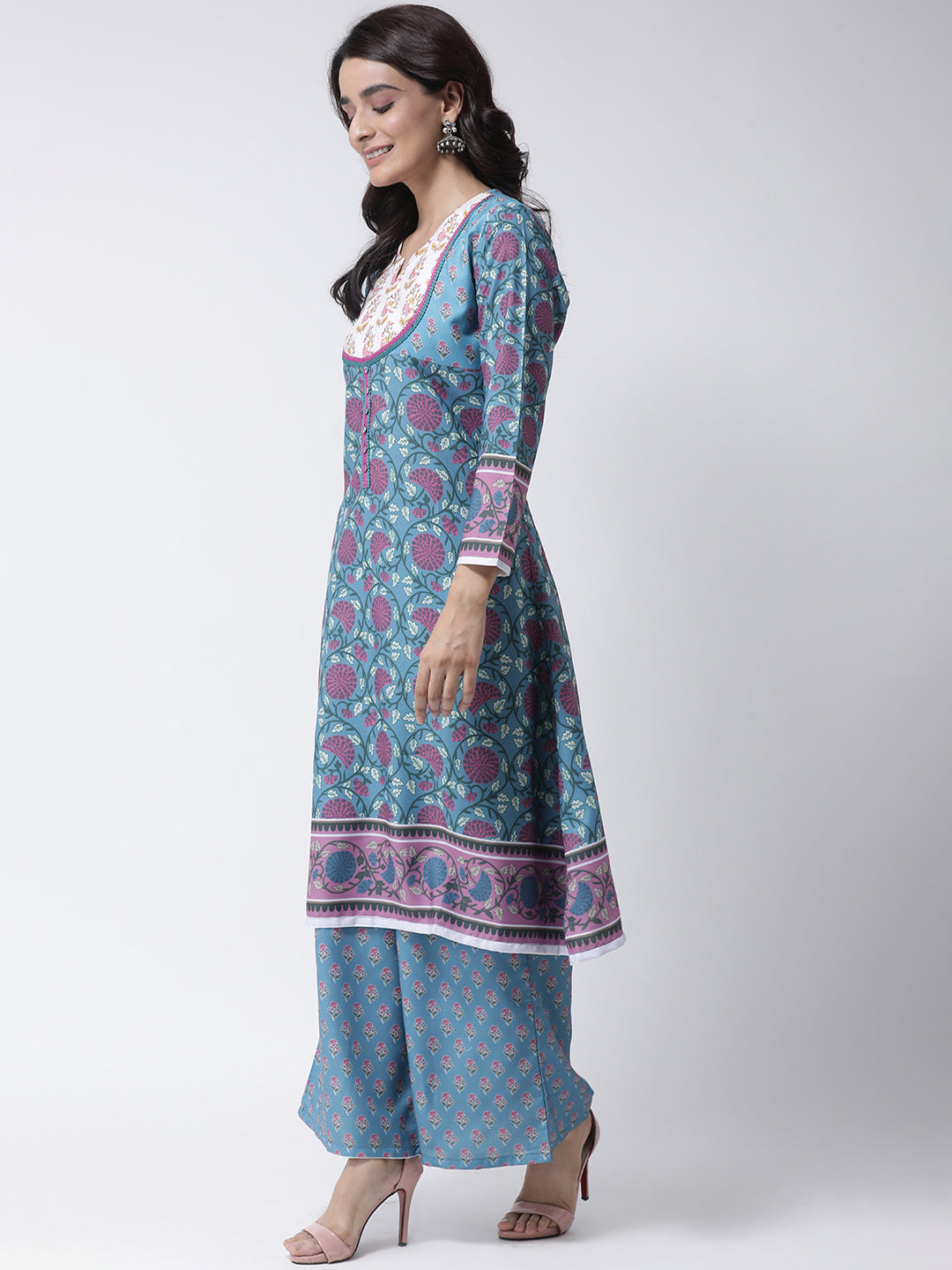 Hangup Women's Printed Rayon Ethnic Wear Women KurtaSet