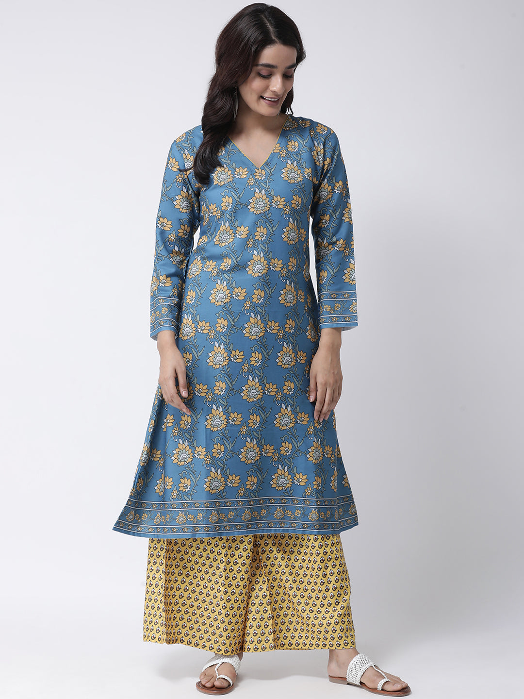 Hangup Women's Ethnic Wear Printed Women KurtaSet