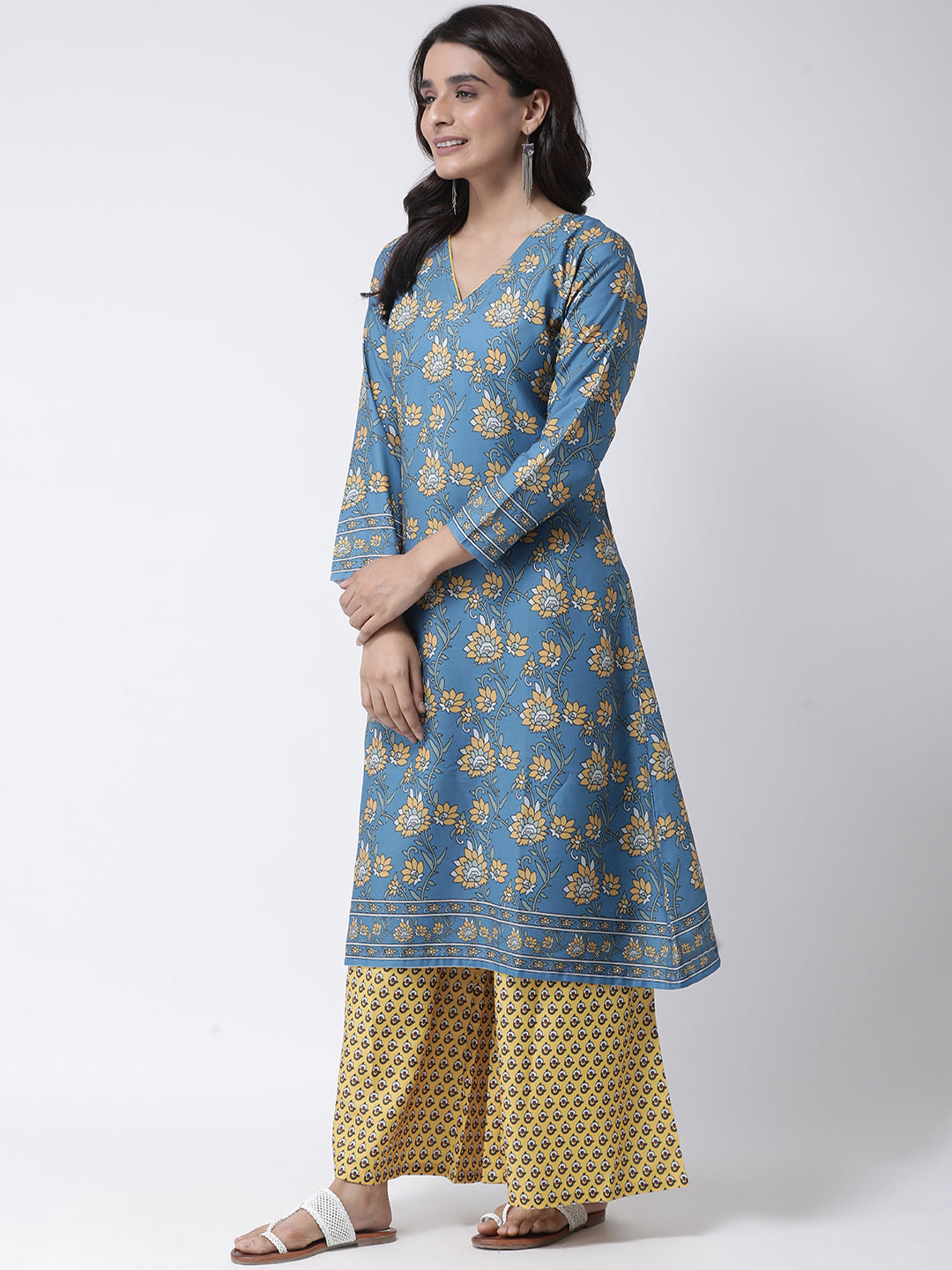 Hangup Women's Ethnic Wear Printed Women KurtaSet