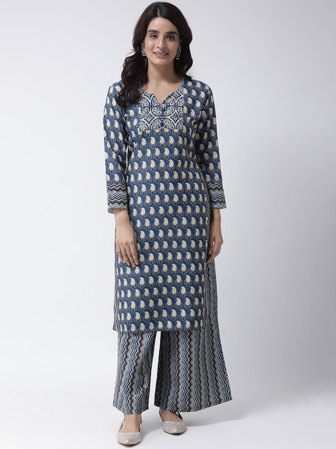 Hangup Women's Ethnic Wear Printed Women KurtaSet