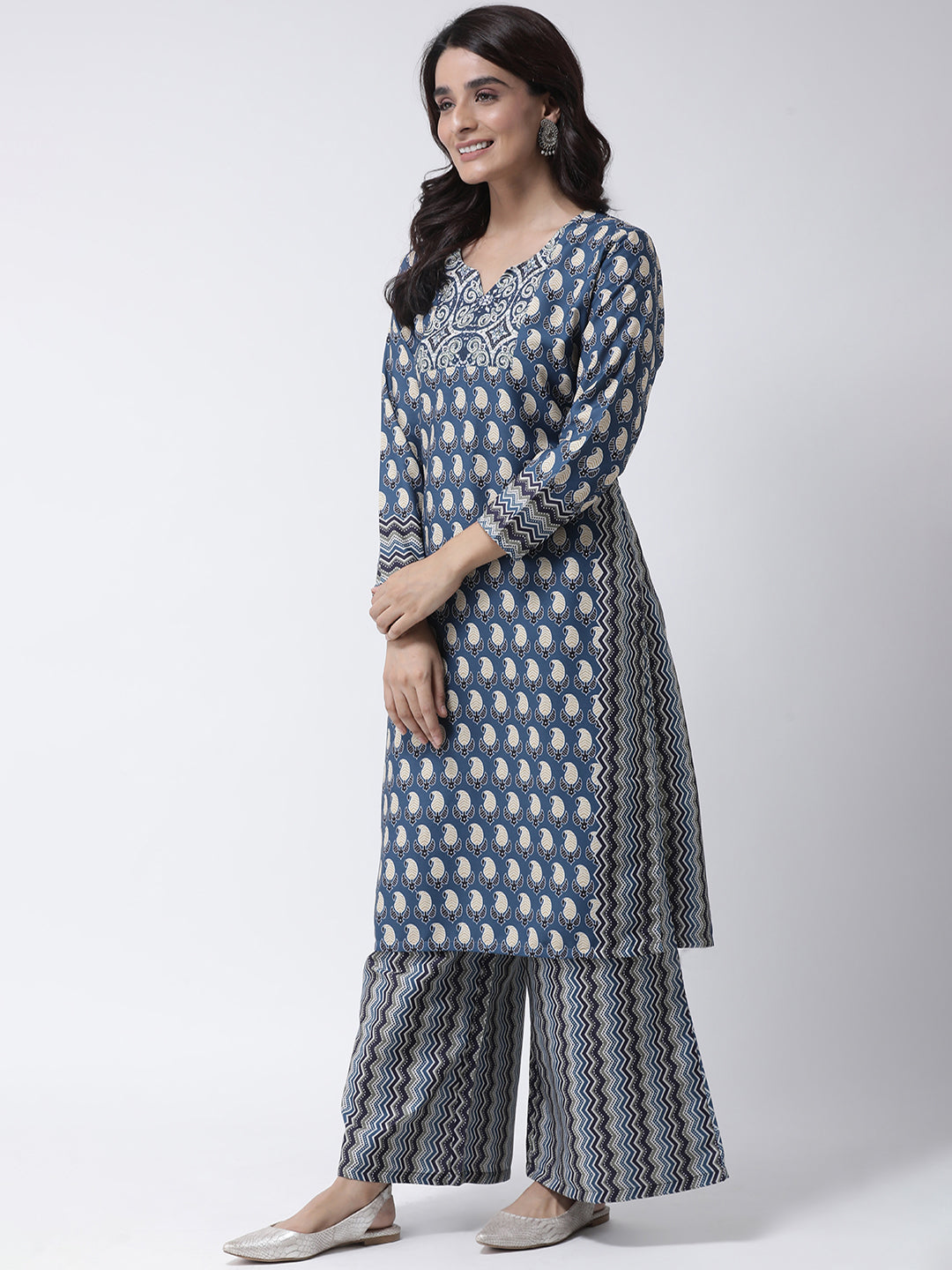 Hangup Women's Ethnic Wear Printed Women KurtaSet