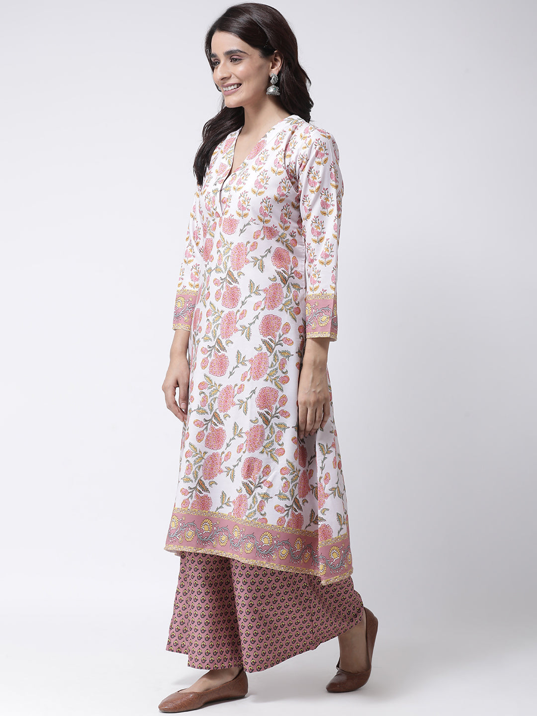 Hangup Women's Ethnic Wear Printed Women KurtaSet