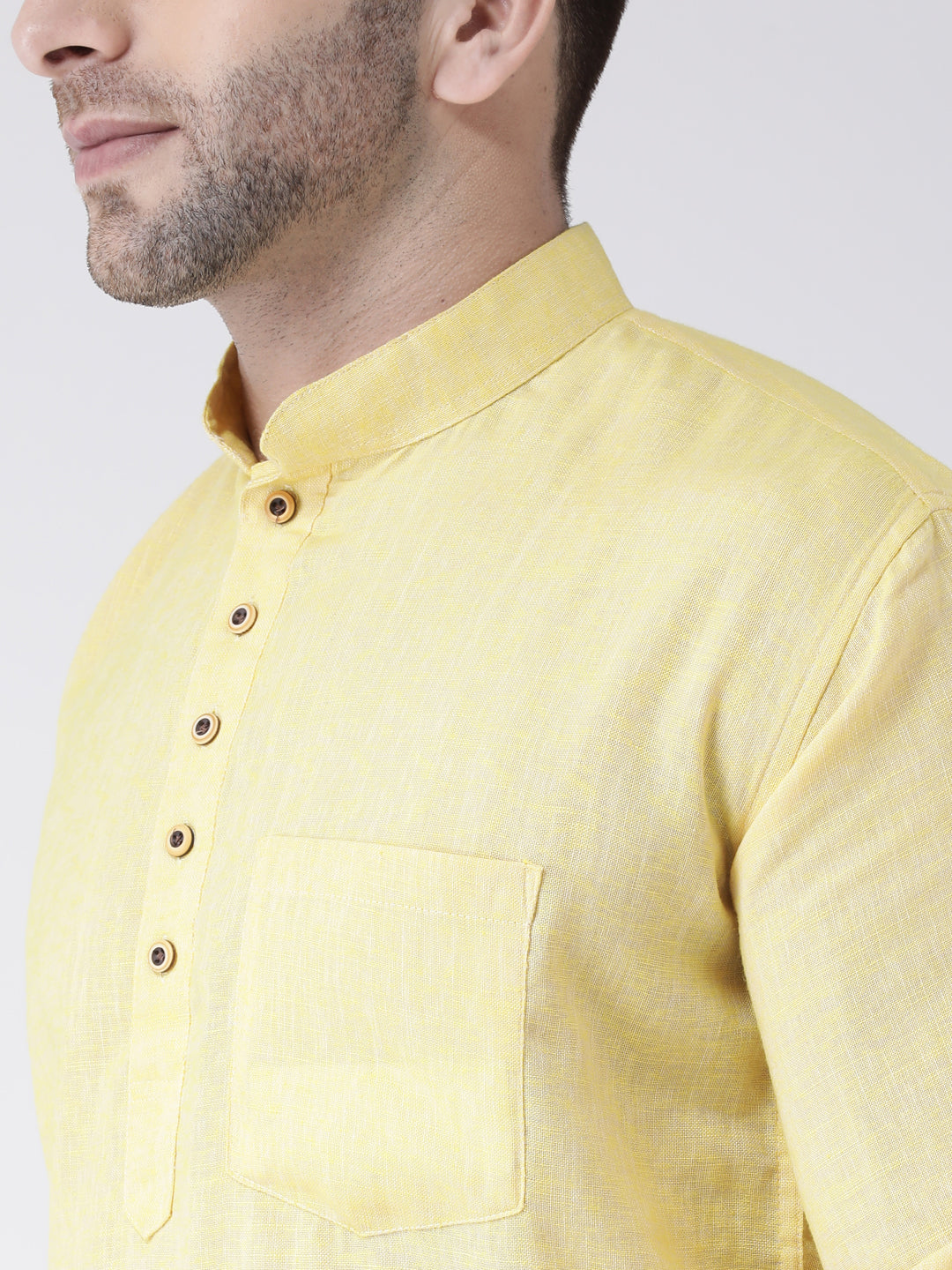 Hangup Men Casual Solid Kurta