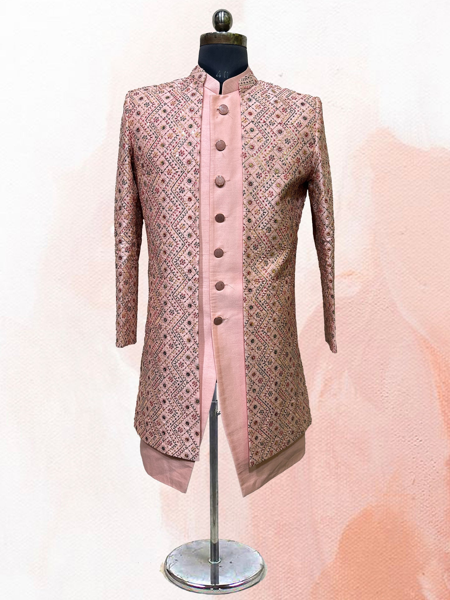 Hangup Men's Indo Western Sherwani Set